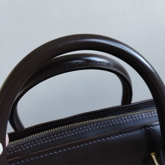 Louis Vuitton Sorbone Leather Briefcase Brown - Picture 9 of 17